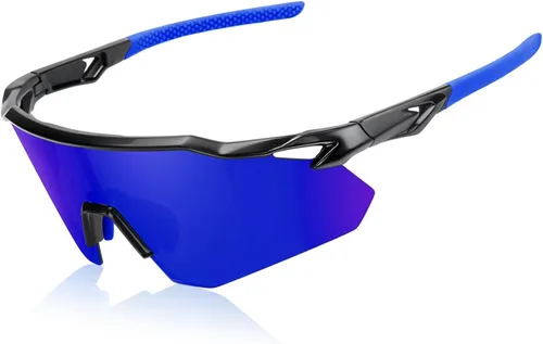 Miniatura 8 de SEKKAF Gafas de sol deportivas polarizadas para hombres y mujeres, protección UV, ligeras, para correr, ciclismo, almohadillas antideslizantes