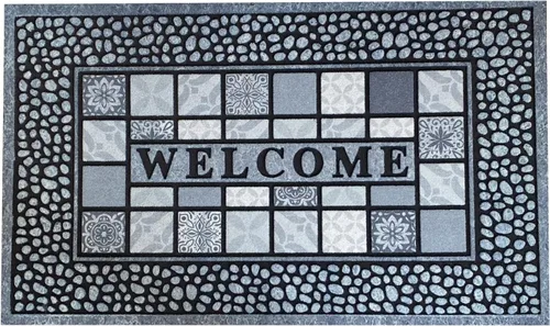Miniatura 15 de Tapete medio redondo de 18 x 30 pulgadas, antideslizante, de goma duradera, de perfil bajo, resistente, fácil de limpiar, decoración de entrada