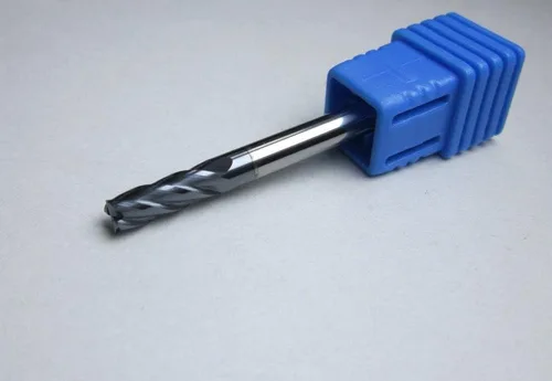 Miniatura 3 de 5 piezas HRC45 DIA 0.157 in de carburo de tungsteno extremo fresas juego fresa 4 flautas 45HRC CNC máquina torno corte para acero general