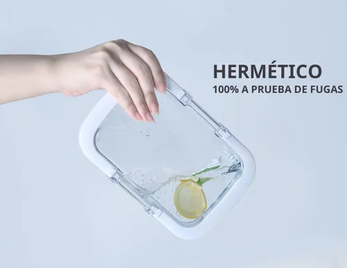 Miniatura 10 de Felli Duo Loc Deli - Contenedores de carne deli para refrigerador con tapas herméticas, organizador de refrigerador apilable para almacenamiento
