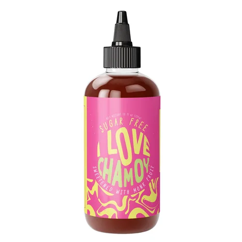 I Love Chamoy Salsa - Salsa de chamoy sin azúcar para frutas - Perfecto para añadir un toque picante a tus aperitivos y platos favoritos - Auténtico