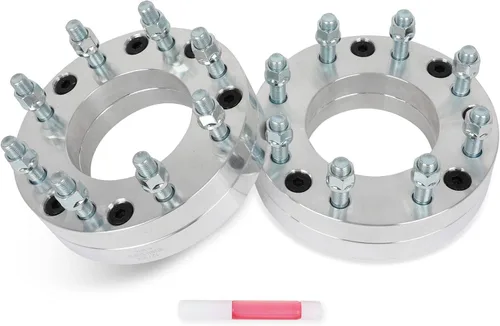 Miniatura 17 de SCITOO 2 separadores de rueda de 5 x 5.5 pulgadas, adaptadores espaciadores de rueda de 2 pulgadas con pernos de 9/16 de 3.063 in, 5 lengüetas