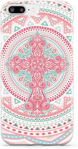 Miniatura 12 de Inspired Cases - Compatible with iPhone Xs Max Case - 3D Textured Protective Phone Case for Apple iPhone Xs Max - Ornate Cross - Coral and Mint