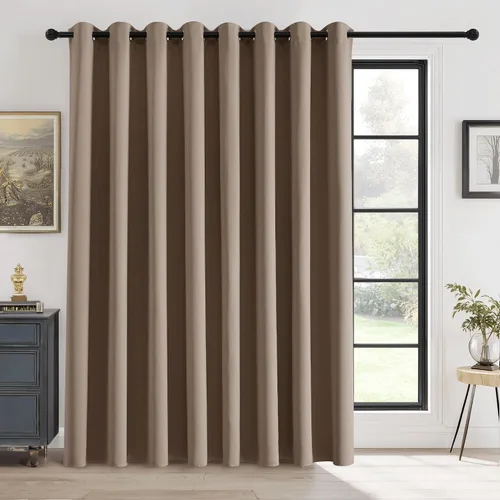 Miniatura 81 de RYB HOME - Cortinas opacas para patio - Cortinas con ojales sólidos, paneles de ventana grandes, eficiencia energética, cortinas de privacidad