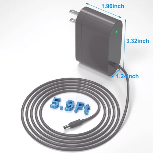Miniatura 8 de VHBW Cargador de 24.35 V para aspiradora Dyson DC35 DC30 DC31 DC34 DC44 DC56 DC57, cargador Dyson de repuesto P/N: 917530-11 17530-02