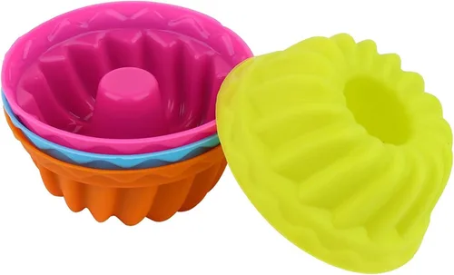 Miniatura 9 de 12 tazas pequeñas de calabaza para tartas, moldes de silicona para hornear mini moldes antiadherentes para donas magdalenas, magdalenas, tubo
