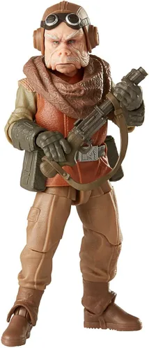 STAR WARS The Black Series Kuiil Toy - Figura de acción coleccionable de The Mandalorian de 6 pulgadas, juguetes para niños a partir de 4 años