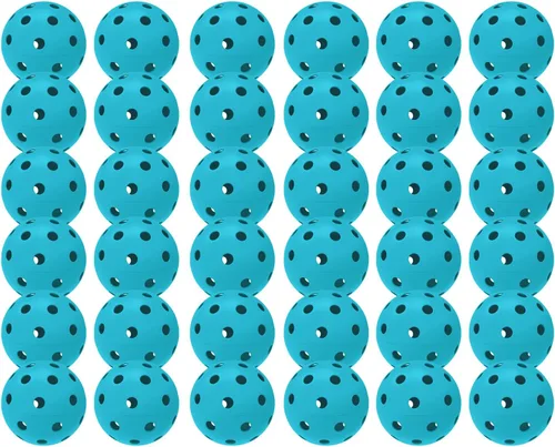 Miniatura 41 de Paquete de 6 pelotas de pickleball deportivas para exteriores - 40 pelotas de pickleball - Bolas de pickleball de EE. UU. aprobadas por USAPA