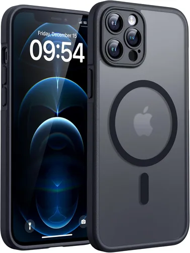 Miniatura 142 de TOCOL Funda magnética 3 en 1 para iPhone 14 Pro, mejorada [protección completa de cámara] con 2 protectores de pantalla, funda de grado militar Azul