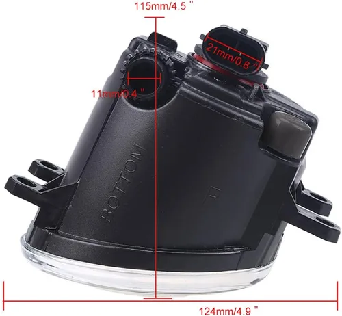 Miniatura 7 de Par de luces antiniebla de conducción halógenas Lmap compatibles con Toyota 4Runner Camry Highlander Rav4 Corolla Venza Tacoma