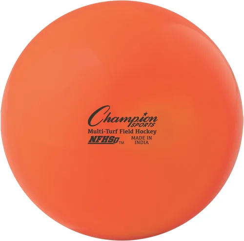 Champion Sports Pelotas de hockey sobre césped – aprobadas por NFHS, pelotas reguladoras de alta visibilidad, paquete de 12