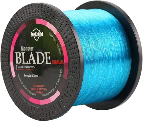 Miniatura 17 de Línea de pesca monofilamento SeaKnight Blade, 547 yardas/1094 yardas de material japonés, alta resistencia a la abrasión, baja ductilidad y memoria