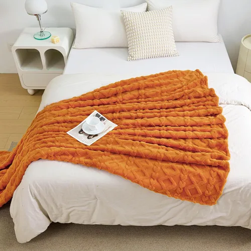 Miniatura 3 de Aganear Manta de Franela - 50"x60" Mantas Naranjas Decoración Boho Ropa de Cama Suave y Acogedora para Regalo Cálido para Tennessee Vols, Navidad