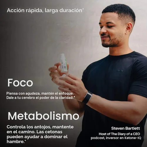 Miniatura 3 de Ketone-IQ Shots de Energía de Cetonas Exógenas Sin Cafeína - Paquete de 24 Bebidas Energéticas Sin Cafeína con 10g de Cetonas - Sin Azúcar, Sin Sal