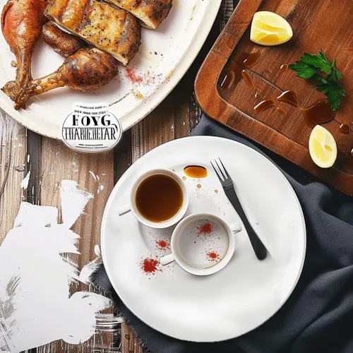 Miniatura 9 de Amazon - Platos de cena blancos de 6 piezas de 8.5 pulgadas, platos redondos ligeros, Simply plato de postre, vidrio de triple capa y resistente a