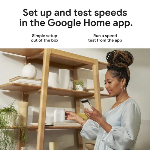 Miniatura 12 de Google Nest WiFi Pro - Wi-Fi 6E - Sistema confiable de Wi-Fi para el hogar con velocidad rápida y cobertura para toda la casa - WPS - Enrutador