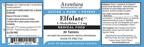 Miniatura 2 de 7.5mg 3 Pack L-metilfolato metil folato metilfolato metilfolato suplemento alimenticio médico fuerza profesional activo puro potente 30 tabletas