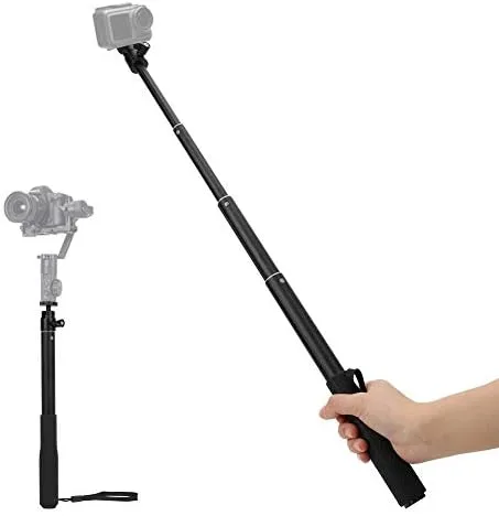 Miniatura 2 de 4 secciones portátil selfie stick telescópico y trípode soporte para selfie, bolígrafo selfie stick trípode para teléfono vlog grabación de video