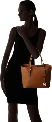 Miniatura 4 de Michael Kors Jet Set pequeño equipaje Saffiano cuero bolsa de viaje talla única