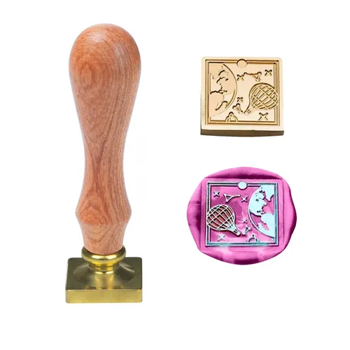Miniatura 20 de Juego de sellos de cera de animales con 7 cabezas de latón extraíbles y 1 mango de madera, sello de cera retro para gatos, pájaros, mariposa, abeja