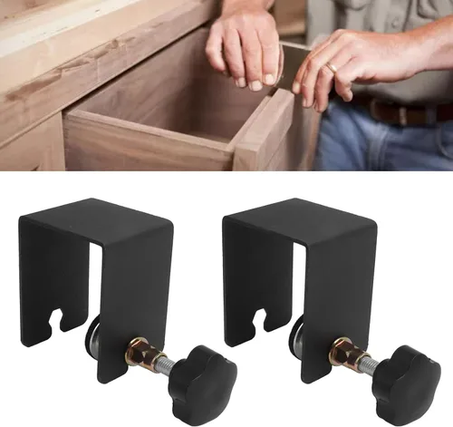 Miniatura 3 de Abrazaderas de instalación frontal para cajón, herramientas de sujeción de panel, herramientas de perforación para muebles, carpintería, clip