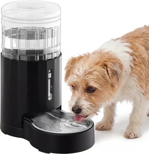 Miniatura 16 de CZPET Dispensador automático de agua de 7L para perros y gatos con cuenco de acero inoxidable, dispensador de agua por gravedad, 100% libre de BPA