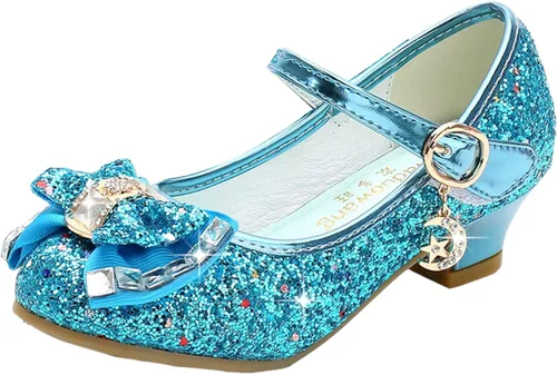 Cadidi Dinos Zapatos de vestir para niñas zapatos de fiesta de boda zapatos de tacón Mary Jane Princesa bebéniño pequeñoniño grande