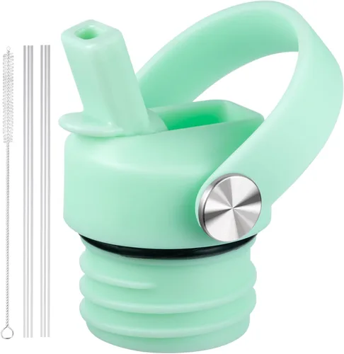 Miniatura 20 de Tapa de popote para Hydroflask, tapas con popote para Hydro Flask de boca estándar de 18, 21, 24 onzas, tapa deportiva de repuesto para tapa Alpine