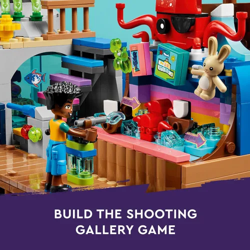 Miniatura 5 de LEGO Friends Beach Amusement Park 41737 - Juego de juguetes de construcción, un proyecto técnico para niños mayores de 12 años, con carrusel