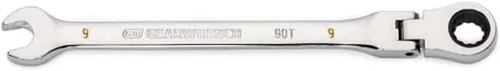 Miniatura 23 de GEARWRENCH Llave combinada de trinquete con cabeza flexible de 12 puntos, arco oscilante de 4 grados de 8 mm - 86708