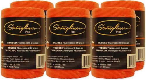 Miniatura 5 de Paquete de contratista de rollo de repuesto trenzado Mason Line de 1,000 pies - Negro/Naranja (paquete de 6) - SL35791CPK, 1000