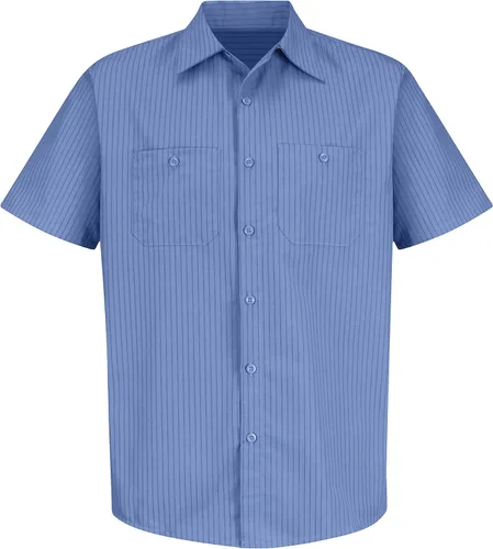 Miniatura 3 de Red Kap - Camisa de trabajo industrial para hombre, ajuste regular, manga corta