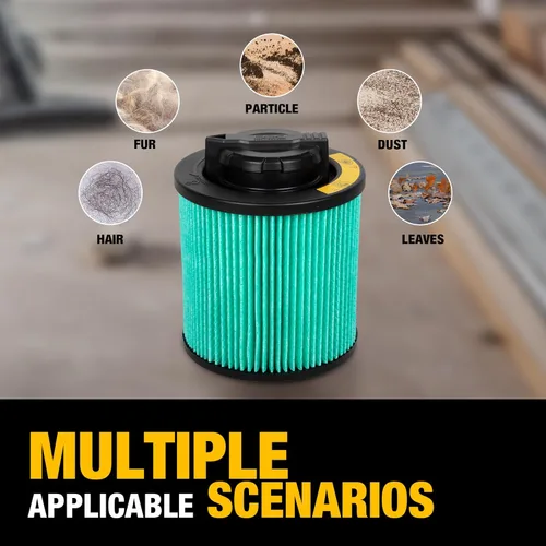 Miniatura 5 de DEWALT Filtro de vacío HEPA de repuesto DXVC6914, apto para aspiradora húmeda y seca de 6 a 16 galones, compatible con DXV06P, DXV09P, DXV09PA