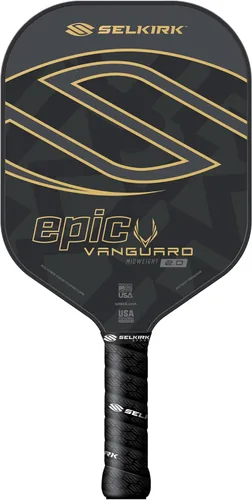 Miniatura 25 de Selkirk Sport Vanguard - Paleta híbrida de pickleball de fibra de carbono con núcleo de polipropileno X5, raquetas de pickleball 1.0 Rojo