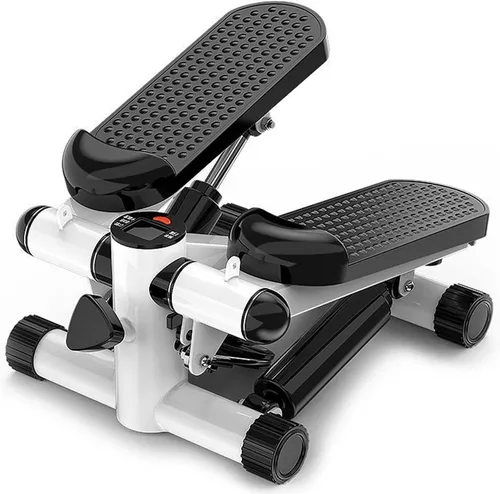 YSUEFIJO Mini escaleras con bandas de resistencia, máquina de ejercicios aeróbicos de fitness, mini máquina de ejercicio paso a paso, equipo de