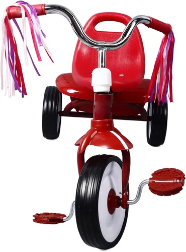 Miniatura 3 de Triciclo para niños pequeños, triciclo para niños con caja de almacenamiento abatible, asiento ajustable de 3 posiciones, diseño plegable
