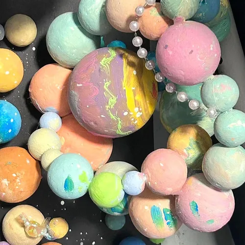 Miniatura 6 de CCINEE 2 piezas de 7.9 pulgadas de bolas de espuma blancas de poliestireno para manualidades, bolas de espuma para arte, manualidades, hogar