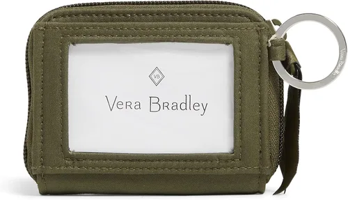 Miniatura 3 de Vera Bradley Cartera pequeña de algodón con cremallera para mujer con protección RFID