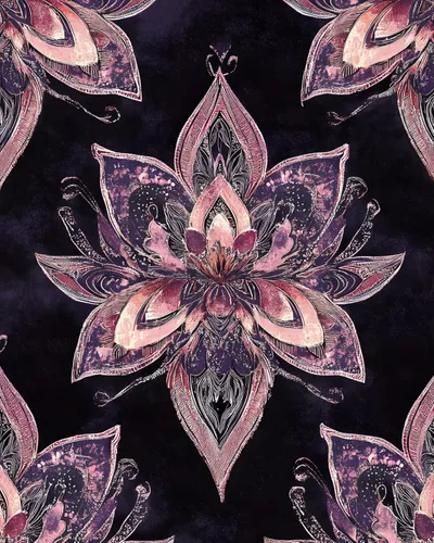 Miniatura 8 de Papel tapiz floral oscuro, papel tapiz autoadhesivo para despegar y pegar, papel tapiz de vinilo negro bohemio para armarios, papel adhesivo