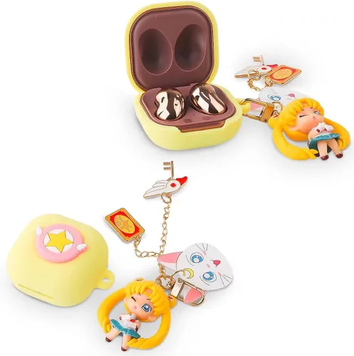 Miniatura 9 de Funda para Samsung Galaxy Buds FE(2023) / Buds2 Pro (2022) / Buds 2 (2021) / Buds Pro (2021) / Buds Live (2020) auriculares con cordón para muñeca