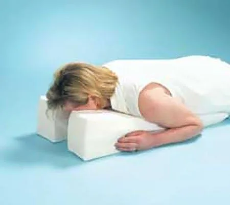 Almohada boca abajo