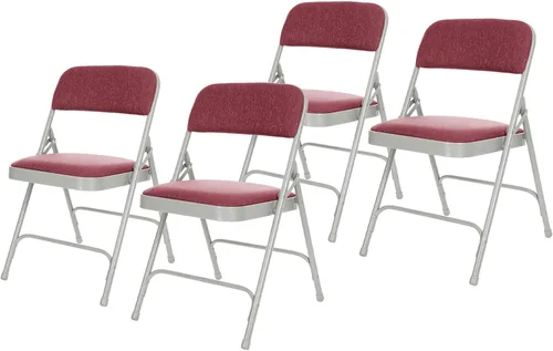 Miniatura 15 de OEF Furnishings Serie OEF2200 - Sillas plegables de doble bisagra acolchadas de tela de alta calidad para servicio pesado