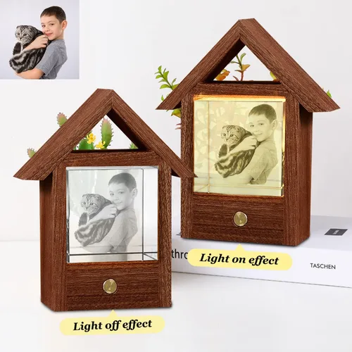 Miniatura 5 de Foto de cristal personalizada, regalos personalizados con tu propia foto para mamá, papá, pareja, familia, impresión en color personalizada, regalos