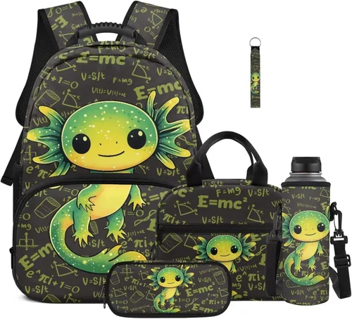 Miniatura 20 de Bulopur Eagle American Flag Print Kids Backpack Boys Elementary School 17 Inch Bookbag With Lunch Bag Water Bottle Holder Keychain Pencil Case 5