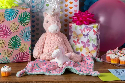 Miniatura 2 de Mary Meyer Blush Putty Animal de Peluche Juguete Suave, Unicornio, 13 Pulgadas