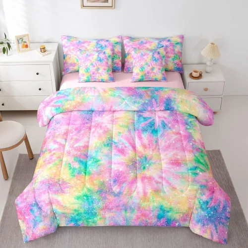 Miniatura 23 de Erosebridal Juego de edredón de tamaño individual para niños, cama de fútbol de 7 piezas en una bolsa, sábanas y fundas de almohada, juego de ropa