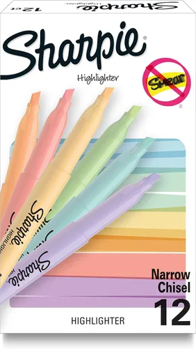 Miniatura 2 de SHARPIE Marcadores de bolsillo S-Gel Gel Bolígrafos Marcadores de punta de cincel pastel suave y bolígrafos de tinta de gel negra sin manchas