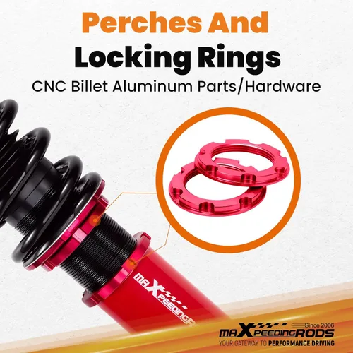 Miniatura 3 de maXpeedingrods Coilovers para Honda Civic 1988-2000, para Honda CRX 1988-1991, para Honda CR-X del Sol 1992-1995, para Acura Integra 1994-2001, Kit