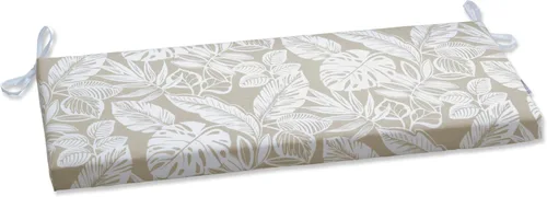 Miniatura 13 de Pillow Perfect Tropic - Cojín floral para sofá de interior/exterior con lazos, resistente a la intemperie y a la decoloración, 18 x 45 pulgadas