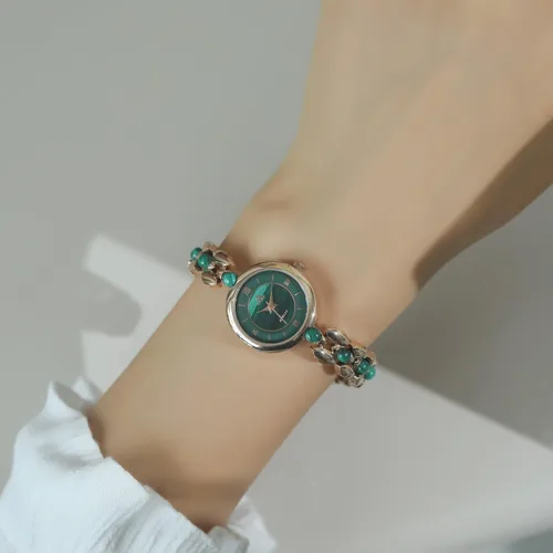 Miniatura 8 de Relojes para mujer, reloj de enfermera, impermeable, para mujer, pulsera de muñeca, simple, dorado, elegante, impermeable, reloj de cuarzo
